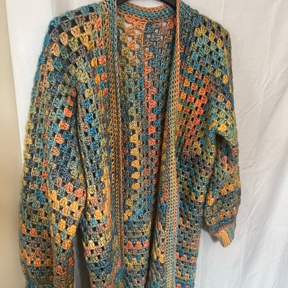 Handmade crochet cardigan